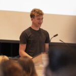Gavin L. ’31 Addresses Peers at Assembly